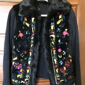 Escada suit embroidered with flowers